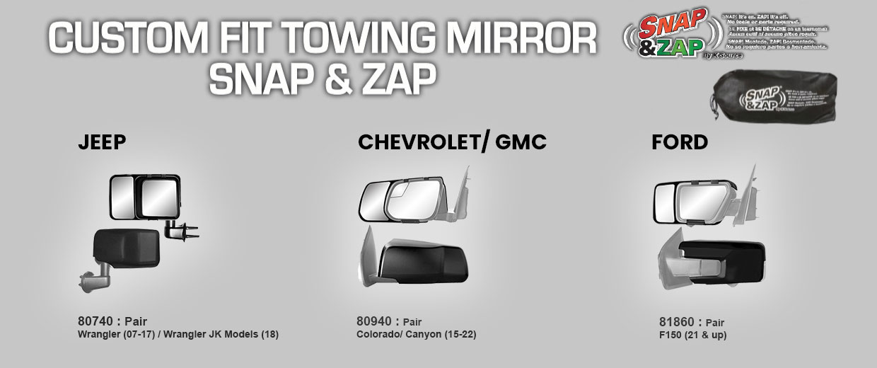 Towing Mirror-Snap & Zap