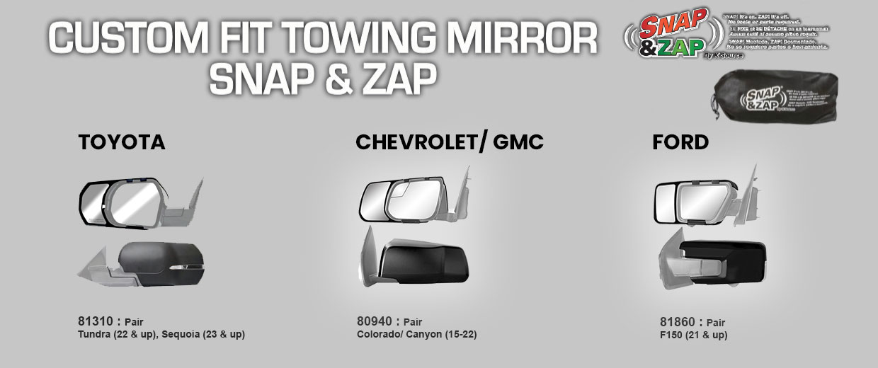 Towing Mirror-Snap & Zap